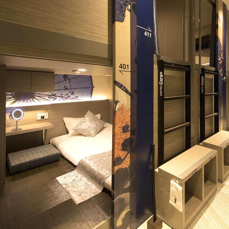 Cargo Shinsaibashi Hotel cápsula Osaka